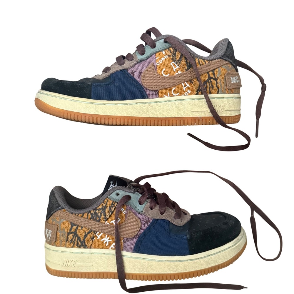 Nike Air Force 1 Low Travis Scott Cactus Jack Shoes Size Toddler 12C CQ4565-900